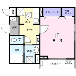 ハレルアナの物件間取画像